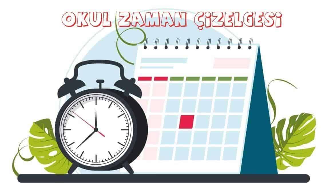 OKULUMUZ VAKİT ÇİZELGESİ